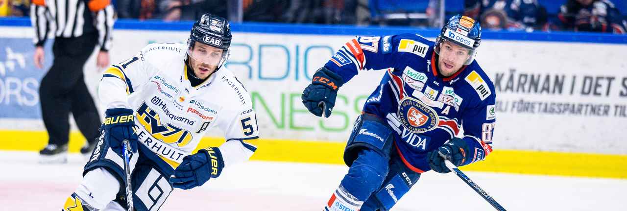 Ishockeymatch mellan HV71 och Växjö i SHL